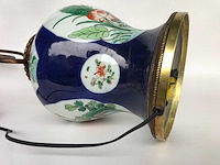 Antique chinese powder blue baluster vase. kangxi marked. - afbeelding 4 van  36