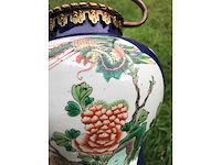 Antique chinese powder blue baluster vase. kangxi marked. - afbeelding 11 van  36