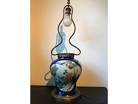 Antique chinese powder blue baluster vase. kangxi marked. - afbeelding 15 van  36