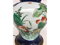 Antique chinese powder blue baluster vase. kangxi marked. - afbeelding 36 van  36