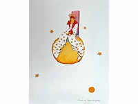 Antoine de saint exupery - le petit prince - litho - afbeelding 1 van  5