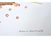 Antoine de saint exupery - le petit prince - litho - afbeelding 3 van  4