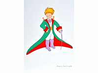Antoine de saint exupery - le petit prince - litho - afbeelding 1 van  4