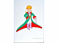 Antoine de saint exupery - le petit prince - litho - afbeelding 2 van  4