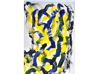 Anton heyboer - kip - acryl op papier - afbeelding 6 van  6