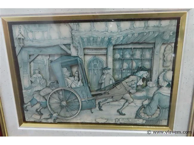 Anton pieck 27x33cm - afbeelding 2 van  3