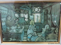 Anton pieck 27x33cm - afbeelding 2 van  3