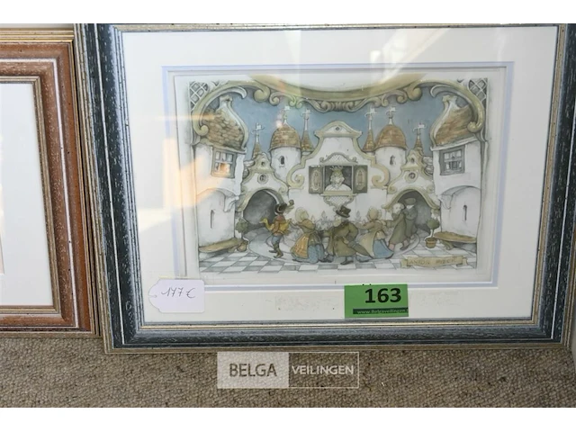 Anton pieck 3-d werkje - afbeelding 1 van  1