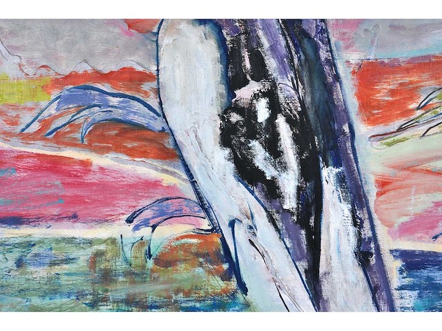 Anton vrede - strange relationship- olie op doek - 95x125 cm - 1987 - afbeelding 4 van  18