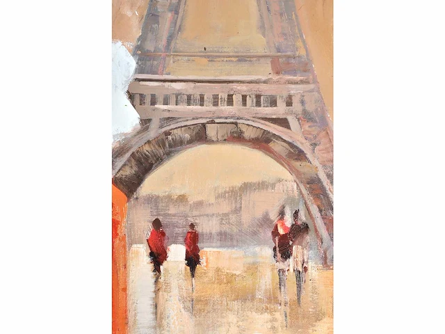 Antonio palmieri (1946) – shopping girl in paris - olie op doek - afbeelding 8 van  10