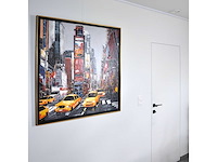 Antonio palmieri – new york , time square - olie op doek - 100x100 cm - afbeelding 9 van  14
