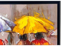Antonio palmieri – parapluies - olie op doek - afbeelding 9 van  13
