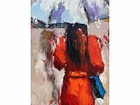 Antonio palmieri – parapluies - olie op doek - afbeelding 11 van  13