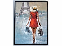 Antonio palmieri – shopping girl - olie op doek - afbeelding 7 van  14