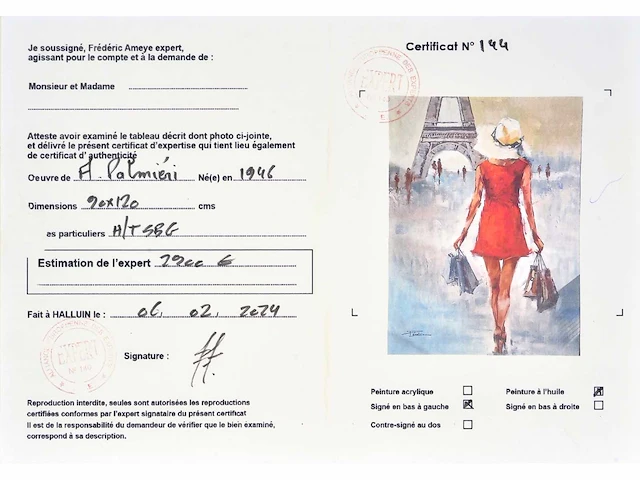 Antonio palmieri – shopping girl - olie op doek - afbeelding 9 van  14