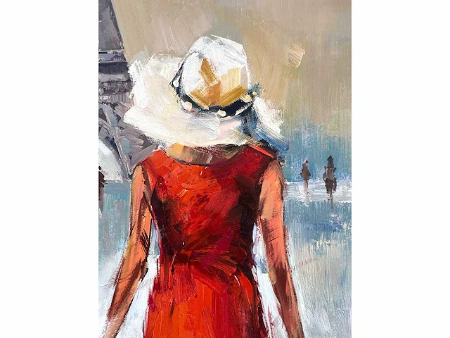 Antonio palmieri – shopping girl - olie op doek - afbeelding 13 van  14