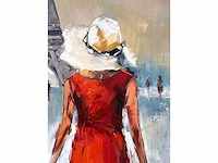 Antonio palmieri – shopping girl - olie op doek - afbeelding 13 van  14