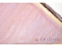 Antoon de clerck (1923-2001) - verkaveling n - olie op doek - afbeelding 3 van  3