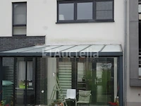 Antracietgrijze aluminium veranda in gelaagde beglazing 4 m x 3,75 m (gedemonteerd op schragen) - afbeelding 13 van  13