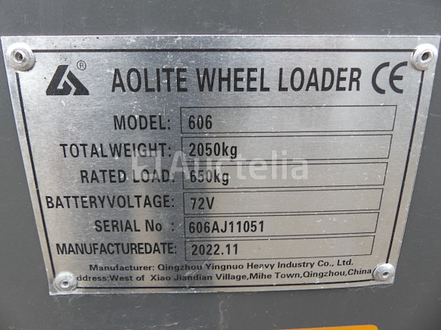 Aolite 606 elektrische wiellader - afbeelding 3 van  27