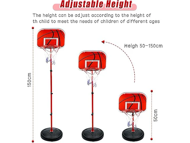Aolkee basketbal hoepel - afbeelding 2 van  5