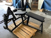 Ap plateloaded lying legcurl krachtstation - afbeelding 5 van  5