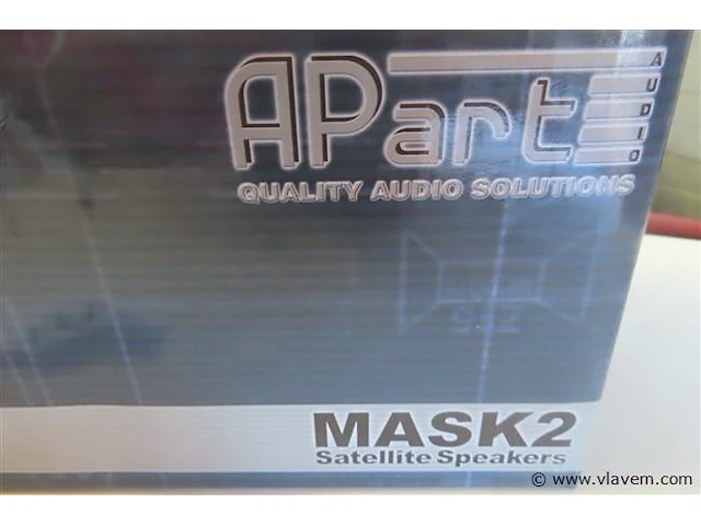 Apart mask-2 speaker, 1 stuk, zwart - afbeelding 3 van  3