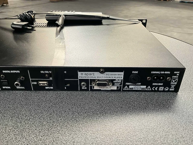 Apart pc1000r mkii usb/sd/cdspeler - afbeelding 7 van  7