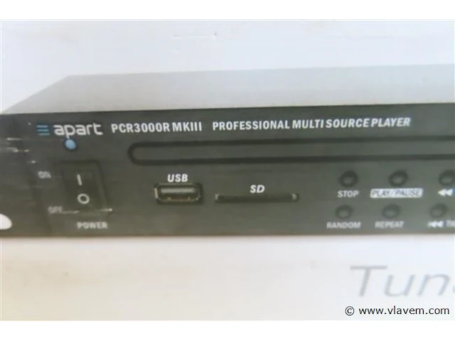 Apart tuner en mediaplayer type pcr3000r mkiii - afbeelding 2 van  4