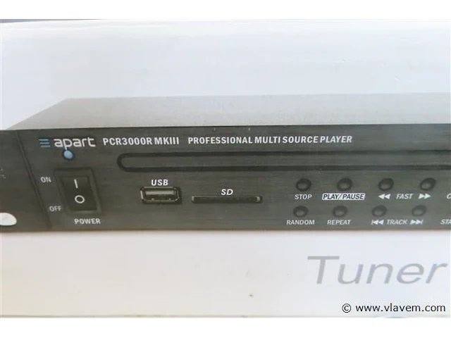 Apart tuner en mediaplayer type pcr3000r mkiii - afbeelding 2 van  5