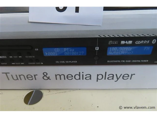 Apart tuner en mediaplayer type pcr3000r mkiii - afbeelding 3 van  5