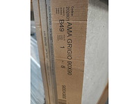 Ape ama grigio mat vloertegel 90x90 cm 6,48 m² - afbeelding 5 van  8