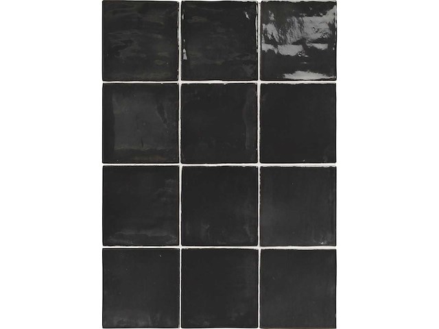 Ape seville black glans wandtegel 10x10 cm 30 m² - afbeelding 7 van  9