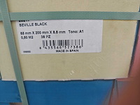 Ape seville black glans wandtegel 6,5x20 cm 29,21 m² - afbeelding 8 van  8