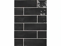 Ape seville black glans wandtegel 6,5x20 cm 30 m² - afbeelding 1 van  2