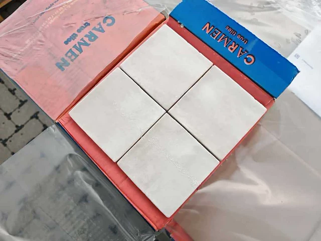 Ape seville bone glans wandtegel 10x10 cm 30 m² - afbeelding 4 van  9