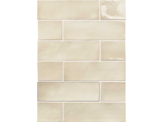 Ape seville bone glans wandtegel 6,5x20 cm 20,5 m² - afbeelding 1 van  2