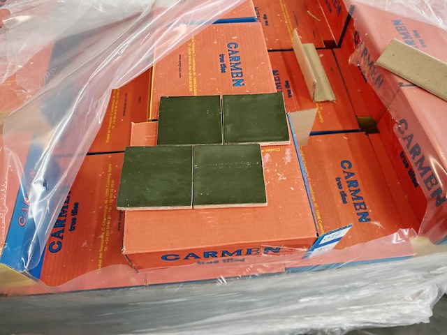 Ape seville green glans wandtegel 10x10 cm 42,24 m² - afbeelding 2 van  7