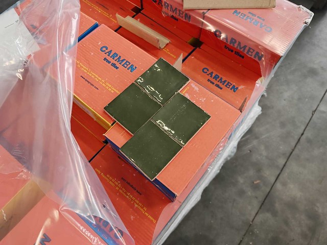 Ape seville green glans wandtegel 10x10 cm 42,24 m² - afbeelding 3 van  7