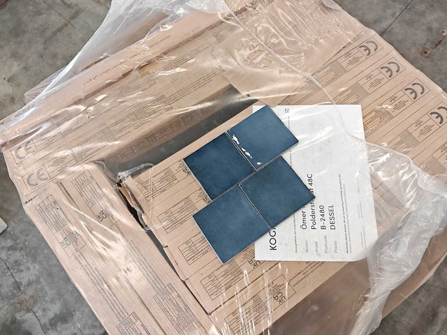 Ape seville indigo glans wandtegel 10x10 cm 30 m² - afbeelding 5 van  7