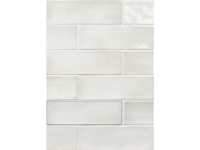 Ape seville snow glans wandtegel 6,5x20 cm 20,03 m² - afbeelding 1 van  2