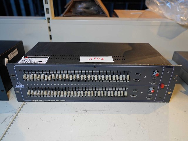 Apex - gx 230 - 30 band graphic equalizer - afbeelding 1 van  2