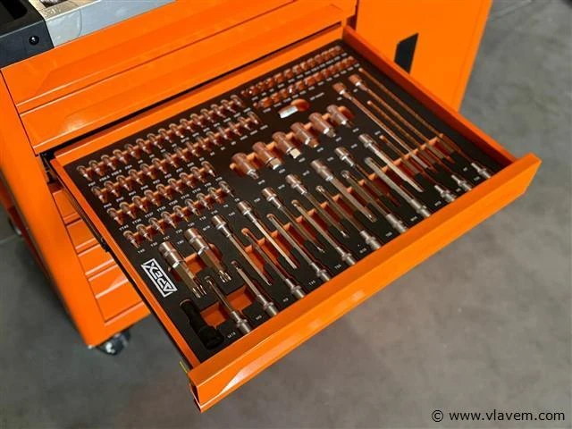 Apex gereedschapswagen 7/7 lades gevuld - afbeelding 7 van  12