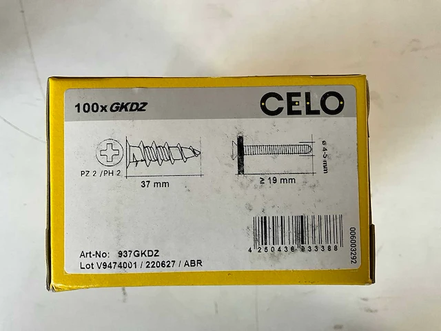Apolo mea celo gkdz gipsplaat pluggen 4-5 x 37 mm 100 stuks (55x) - afbeelding 4 van  4