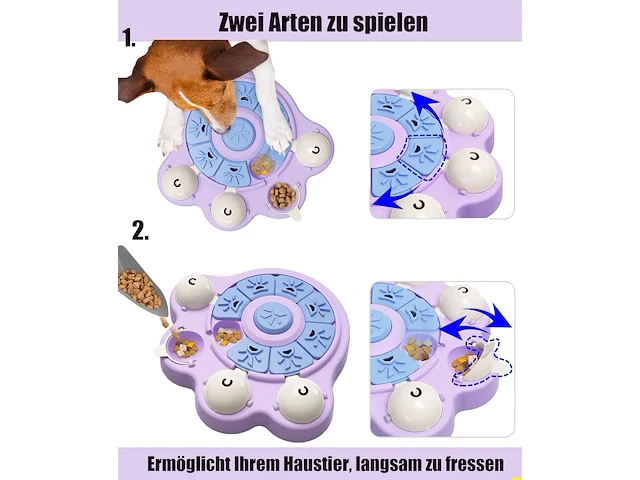 Apomkjoe hondenspeelgoed paars - afbeelding 6 van  6