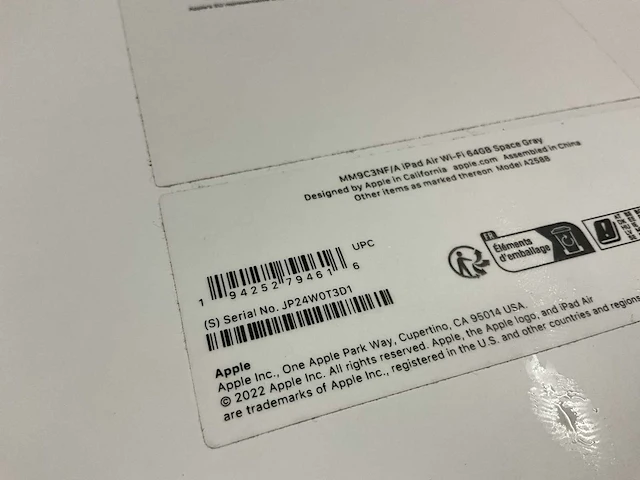 Apple air a2588(64gb) - afbeelding 5 van  6