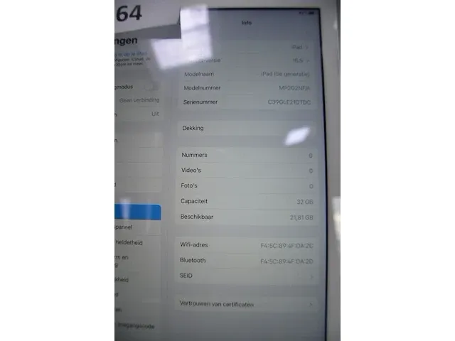 Apple ipad a1822 - afbeelding 2 van  3