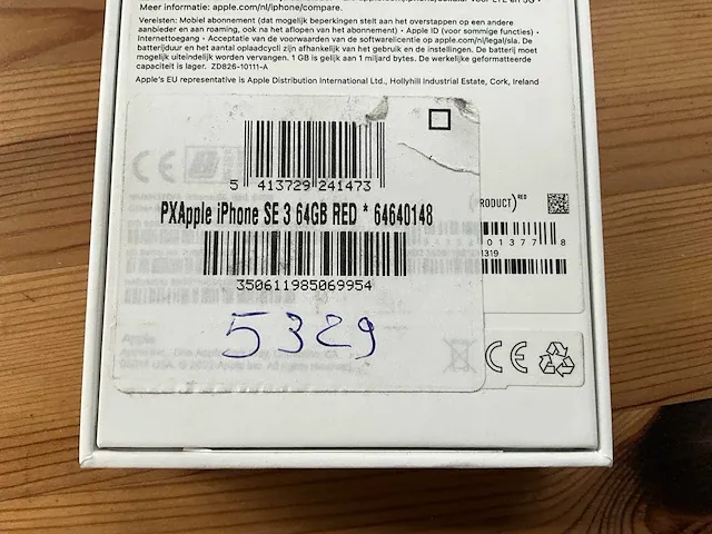 Apple iphone se 3 64gb red - afbeelding 5 van  6