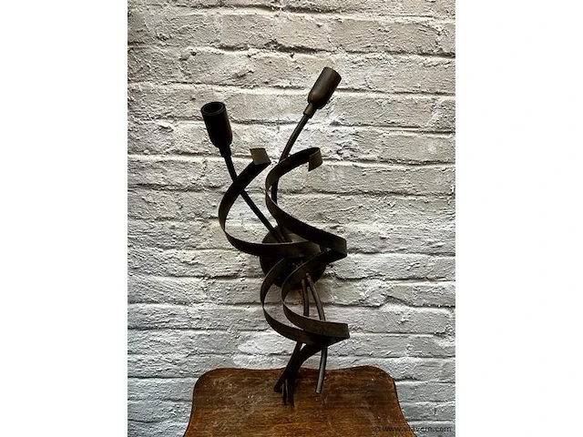 Applique - muurlamp metaal krul - afbeelding 1 van  1