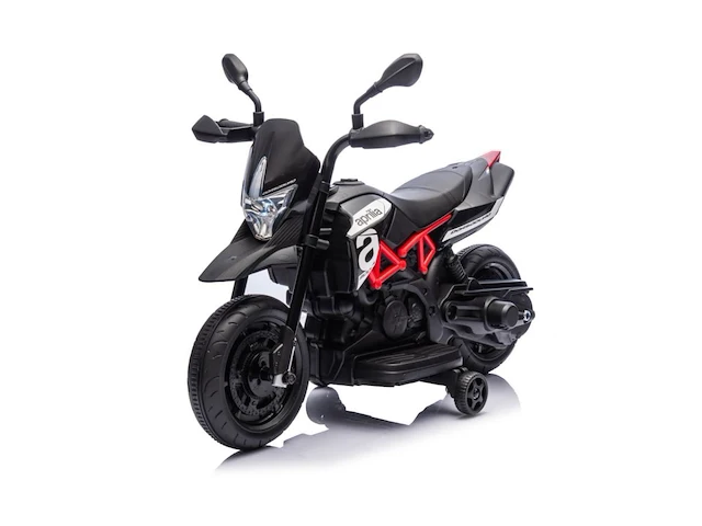 Aprilia dorsoduro 900 elektrische kindermotor 6v - 1 tot 3 jaar - zwart - afbeelding 1 van  4